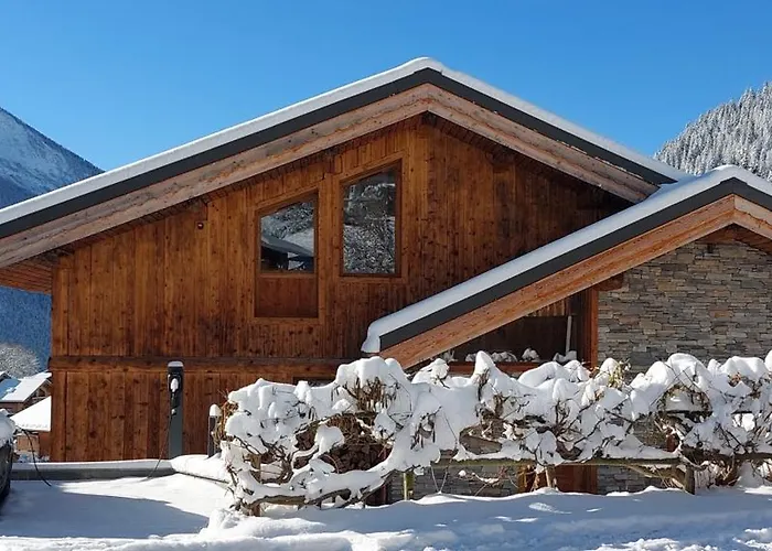 木屋 L'echappee - D'exception Avec Sauna, 7 7 Salles De Bain, Terrasses, Jardin Et Vues Sublimes, Skiroom, Proche Telecabine *