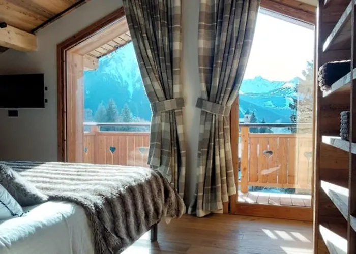 L'echappee - D'exception Avec Sauna, 7 7 Salles De Bain, Terrasses, Jardin Et Vues Sublimes, Skiroom, Proche Telecabine 木屋