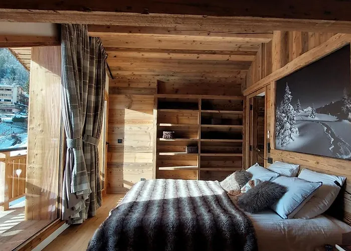 木屋 L'echappee - D'exception Avec Sauna, 7 7 Salles De Bain, Terrasses, Jardin Et Vues Sublimes, Skiroom, Proche Telecabine *